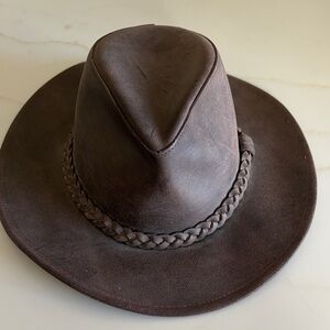 Wilson Brown Leather Hat
